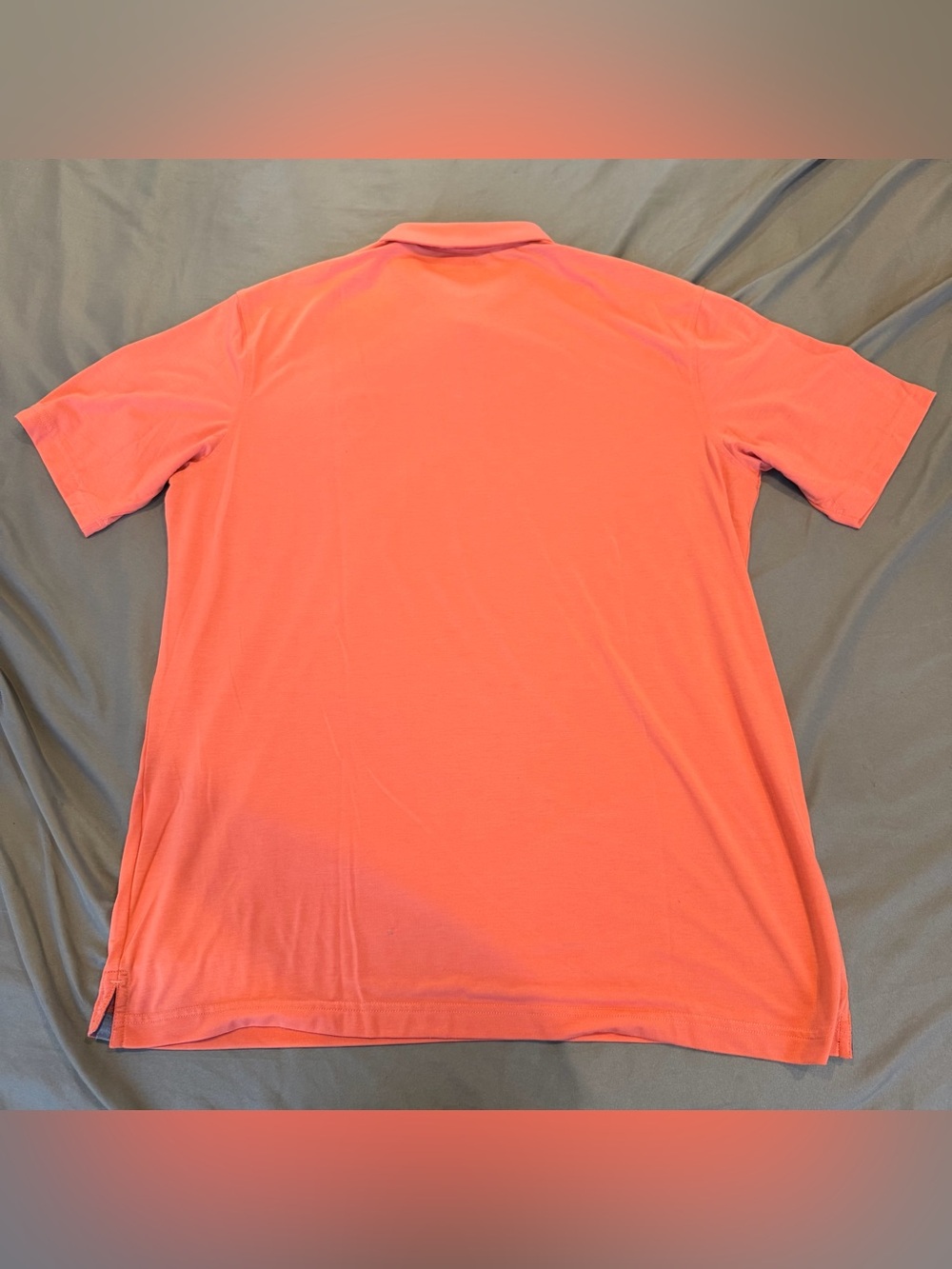 Peter Millar Polo Shirt Men's Medium Pink Seaside Wash Cotton Short Sleeve - Picture 2 of 6